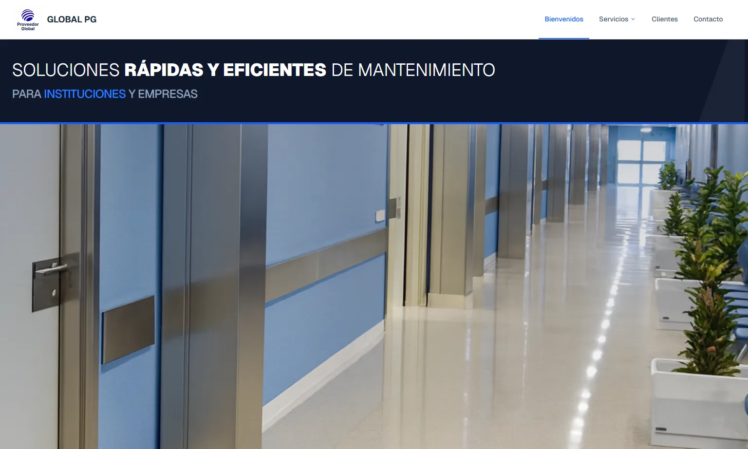 Sitio web de Proveedor Global